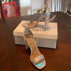 Steve Madden Iridescent heels. Worn once.